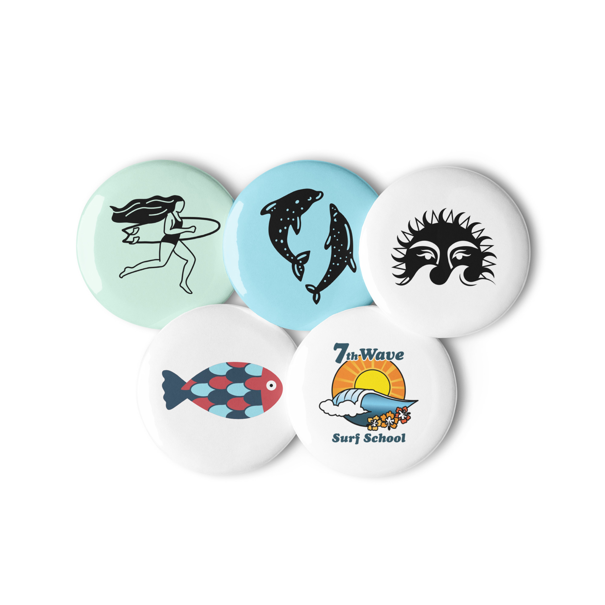 Set of pin buttons - Image 4