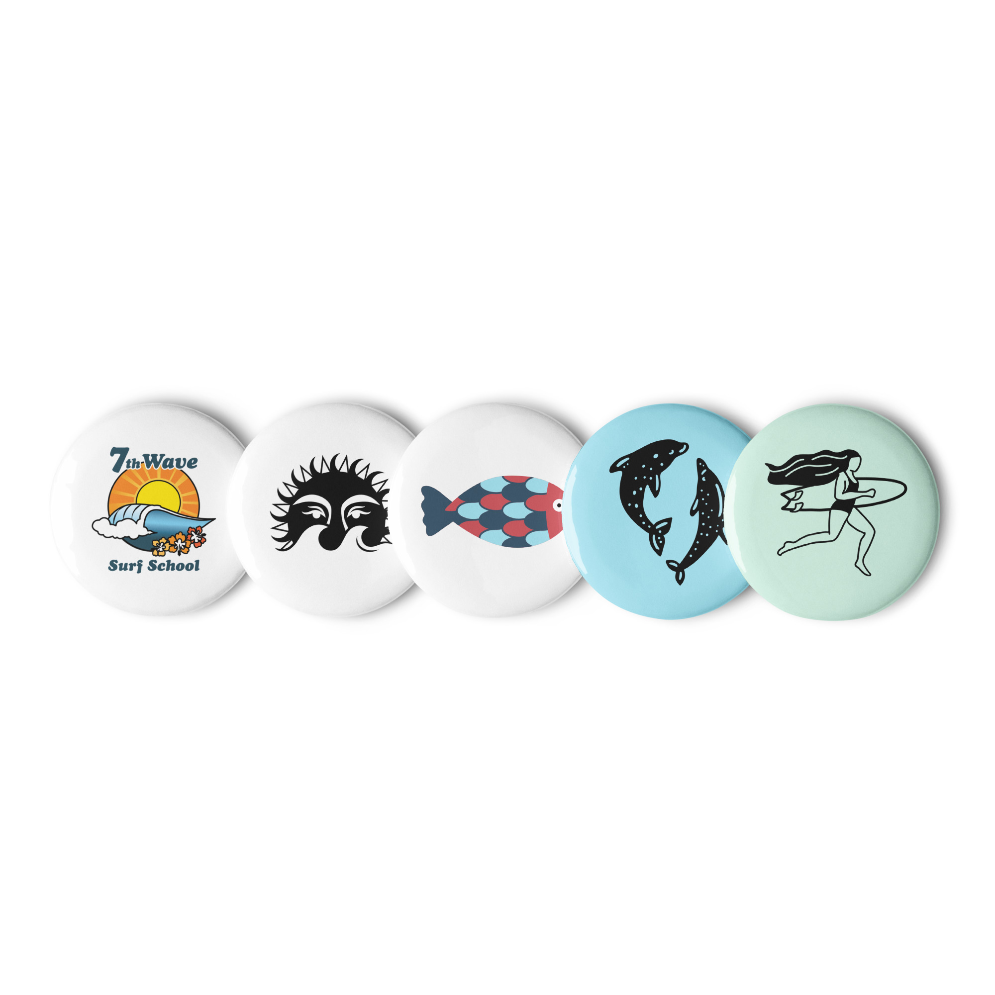 Set of pin buttons - Image 3